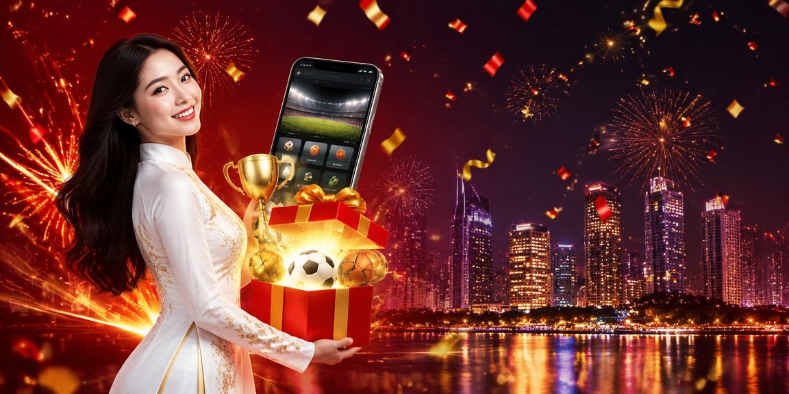 Người dùng xem tỷ lệ cá cược thể thao tại Hà Nội trong trang phục áo dài